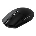 Logitech G305 Lightspeed Wireless Gaming Mouse, RF Wireless + Bluetooth, 12000 DPI, Black