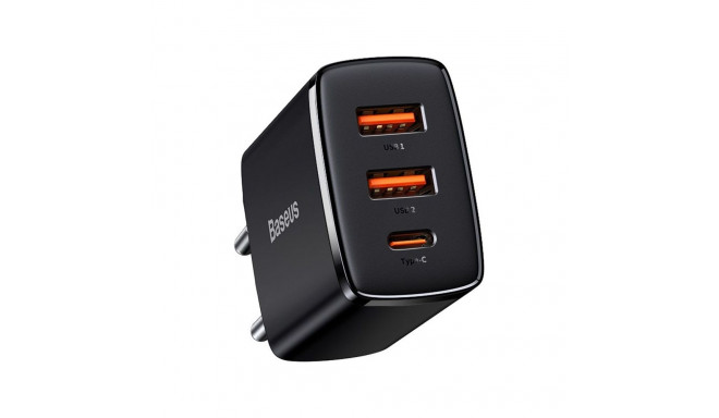 Baseus CCXJ-E01 charger 2x USB-A 1x USB-C 3 A (BSU2897BLK)