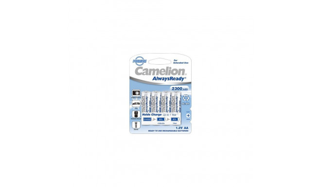 Camelion | AA/HR6 | 2300 mAh | AlwaysReady Rechargeable Batteries Ni-MH | 4 pc(s)