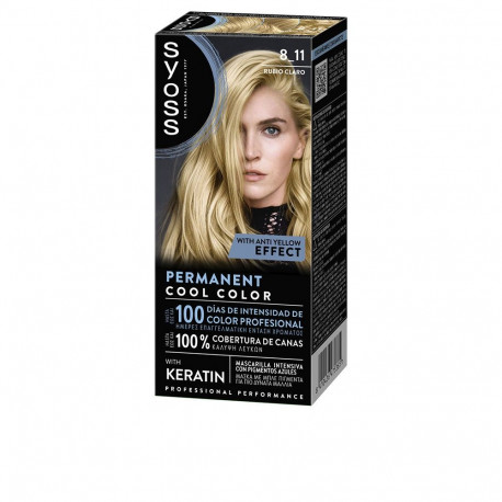 SYOSS PERMANENT COLOR #8.11-Rubio Claro 1 u