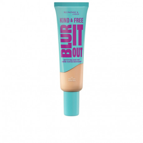 RIMMEL LONDON meigipõhi KIND & FREE BLUR IT OUT matt 30ml, #010 roosa elevandiluu