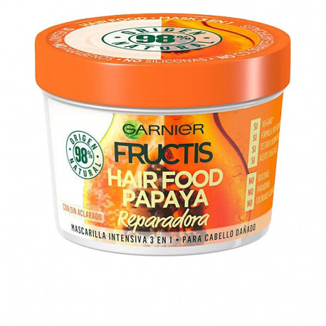 GARNIER FRUCTIS HAIR FOOD PAPAYA mascarilla reparadora 390 ml