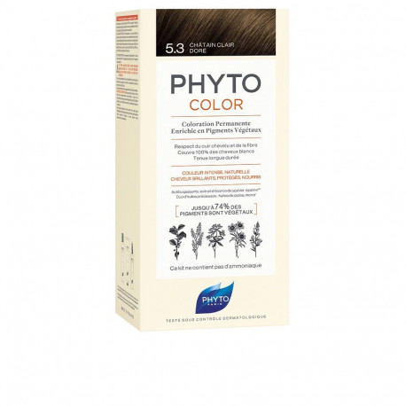 Phytocolor juuksevärv #5.3 4 tk, kuldne helepruun