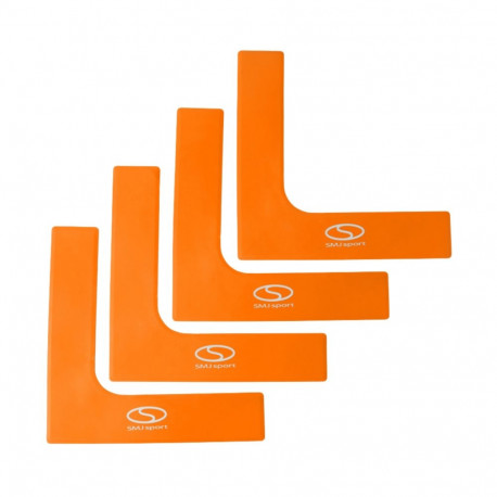 Smj väljakutähised nurgad ZPN-O lamedad 25x25cm 4tk, oranž