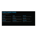 Logitech Flight Radio Panel juhtmega lennusimulaatori juhtpaneel PC jaoks