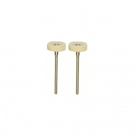 Felt Polishers, wheel, 2 pcs. (4pcs)