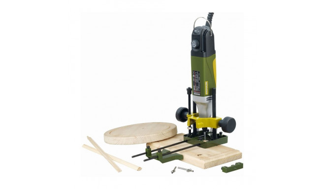 Proxxon router base OFV 28566 – die-cast aluminum, edge guide 150mm throat, circle guide 100-400mm, 