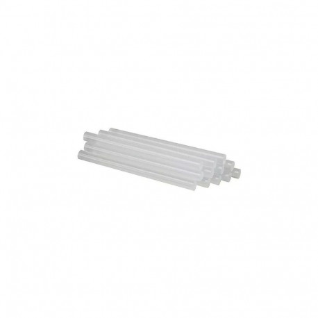 Proxxon hot glue sticks – 7 mm diameter, 100 mm length, colorless, pack of 12, compatible with HKP 2