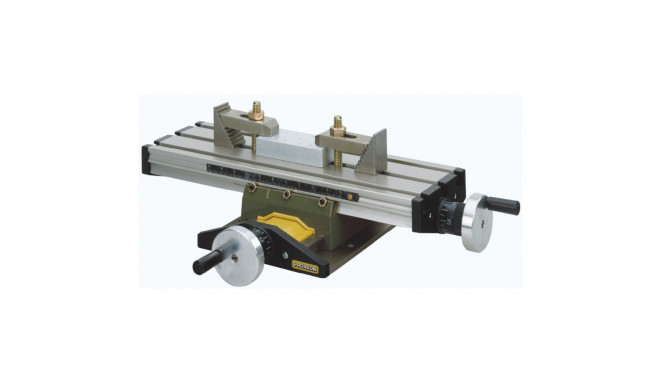 Proxxon micro compound table KT 70 – solid aluminium, 200 × 70 mm work surface, 134 mm x travel, 46 