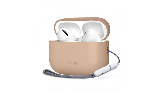 TECH-PROTECT SILICONE APPLE AIRPODS PRO 3 CAFFE LATTE
