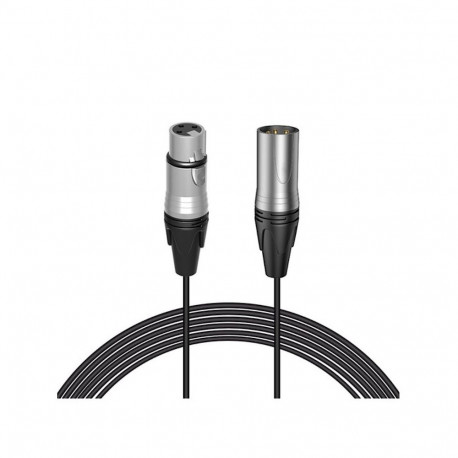 Microphone Cable - COMICA CVM-DXLR-XLR 6m 3-Pin Male & Female Connectors