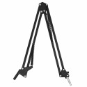 Microphone Stand - Rayyu Adjustable Arm 70cm 3/8" Thread Black