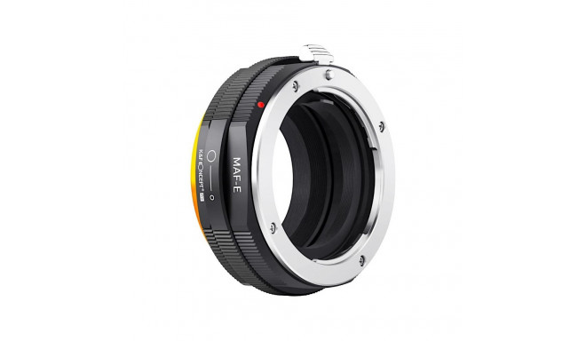 Adapter - K&F Concept PRO Sony A-mount / Minolta MAF to E-mount