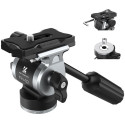 Tripod Head - K&F Concept FH-02 2D Aluminum Alloy 3kg Load Capacity