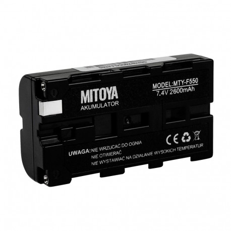 Battery - MITOYA LONG LIFE NP-F550 2600mAh 7.4V