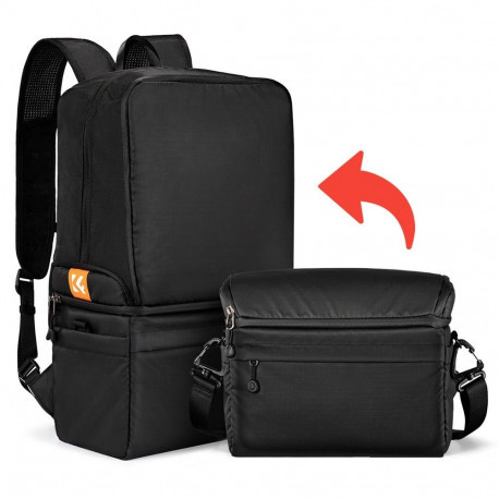 Camera Backpack - K&F Concept KF13.129 2-in-1 22L Capacity