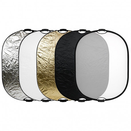 Lighting Modifier - Ovalus Oval Reflector 90x120cm 5in1 with Handles