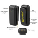 Wireless Microphone - 7Ryms Rimo S1 Lightning, 2 Transmitters, 50m Range