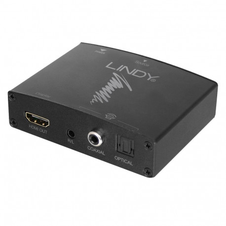 Adapter - LINDY HDMI 10.2G Audio Extractor, Black