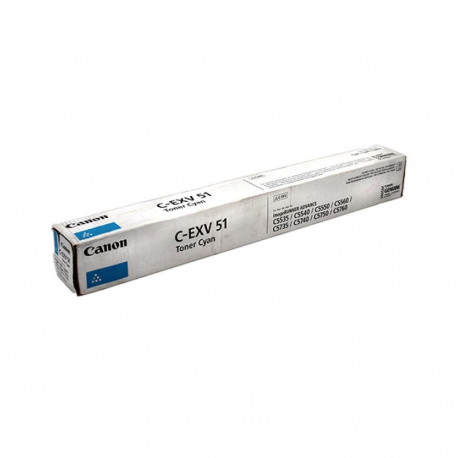 Toner Cartridge - Canon C-EXV 51 24000 Pages Cyan