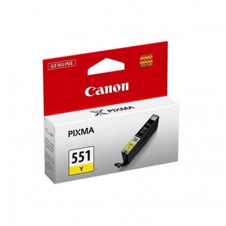 Ink Cartridge - Canon CLI-551 Yellow 7ml, prints up to 347 A4 documents