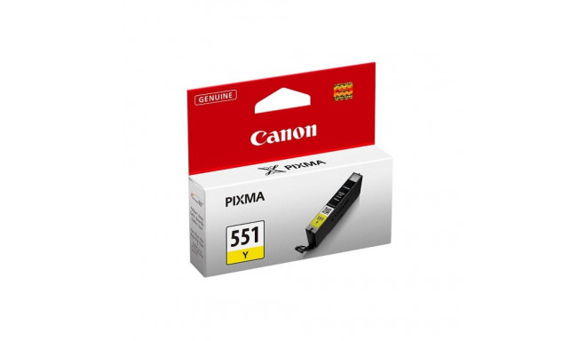 Ink Cartridge - Canon CLI-551 Yellow 7ml, prints up to 347 A4 documents