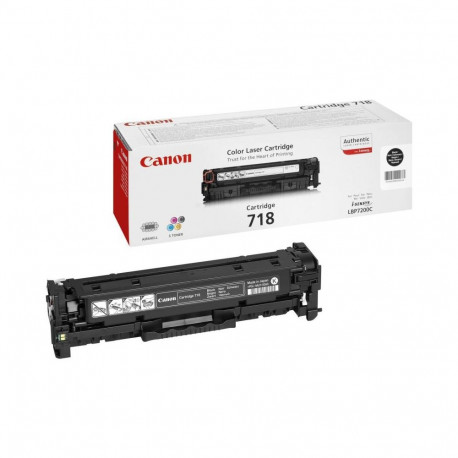 Toner Cartridge - Canon Cartridge 718 Page Yield 3400 Black