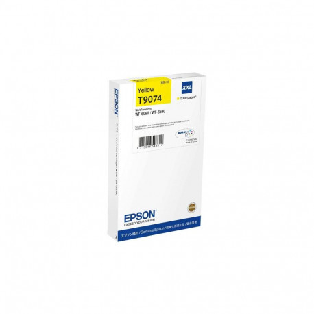 Ink Cartridge - Epson C13T90744N High Capacity 69ml for 7000 Pages Yellow
