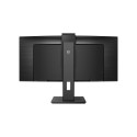 Monitor - Philips P-line 346P1CRH 34", Curved, WQHD, 3440x1440, USB-C, KVM, Black