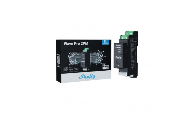 Home Automation - Shelly Wave PRO 2PM 2-Channel Z-Wave Smart Switch 16A