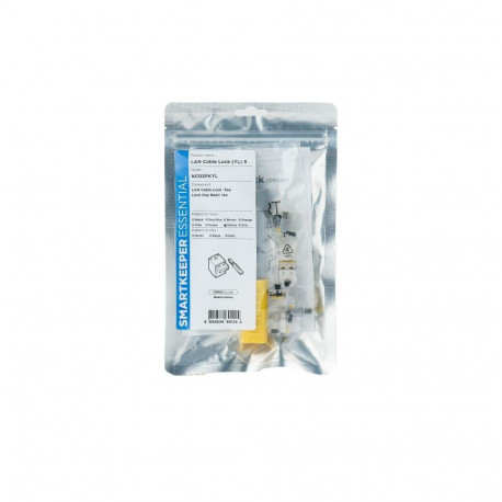 Networking Equipment - SmartKeeper NC03PKYL 5 LAN Cable Locks with Key Yellow