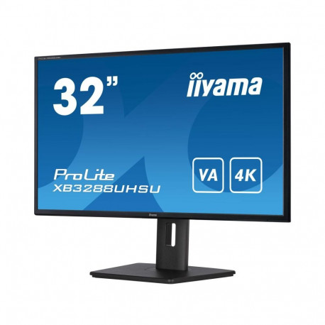 Monitor - Iiyama ProLite XB3288UHSU 32", 4K, UHD, VA, HDMI, DP, Height-adjustable, Black