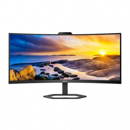 Monitor - Philips 34E1C5600HE 34", UltraWide QHD 3440x1440, USB-C, 5MP Webcam, Black
