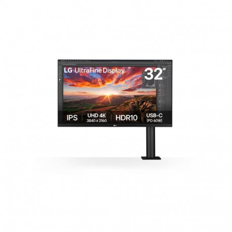 Monitor - LG 32UN880K-B 32", 4K, 3840x2160, Ergonomic, HDMI, USB-C, Black