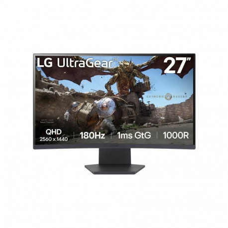 Monitor - LG Ultragear Gaming 27GS60QC-B 27", 300cd/m², Black