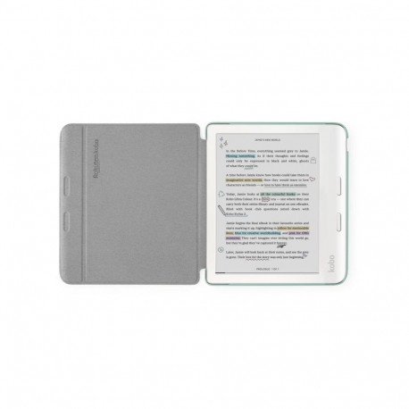 E-Book Reader Accessory - Kobo Libra Sleepcover 195x155x20 mm Garden Green
