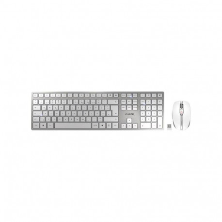 Keyboard and Mouse Set - Cherry DW 9100 SLIM Wireless Bluetooth 2.4 GHz Rechargeable
