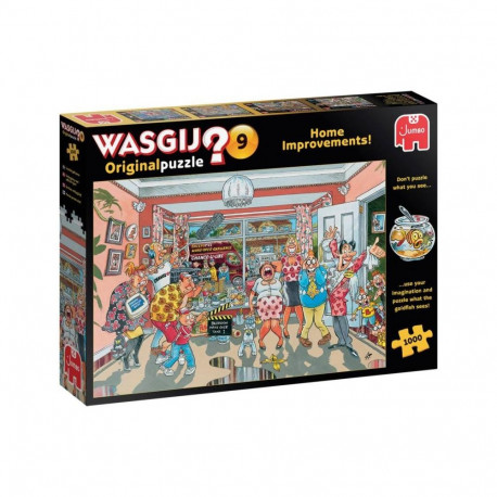 Puzzle - Jumbo Wasgij Original 9 1000 Pieces Home Improvements 365 x 270 x 60 mm