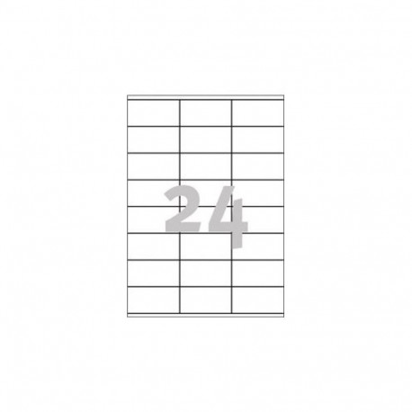 Label - Avery Zweckform 3475 70x36mm A4 2400 Labels Ultragrip