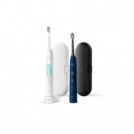 Electric Toothbrush - Philips Sonicare ProtectiveClean 5100 3 Modes 2 Brush Heads Black/White