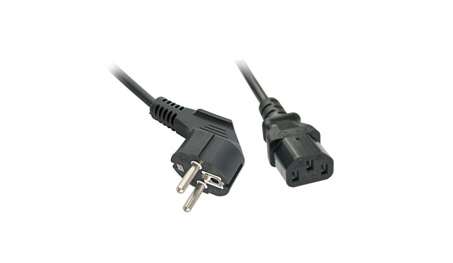 2m Schuko to C13 Mains Cable Schuko Plug to IEC C13 Connector