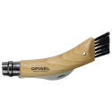 Opinel No. 08 Mushroom foldable knife w. Brush