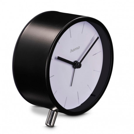 Äratuskell Hama Flores, must, vaikne 12x5.2x11cm, 1xAA patarei