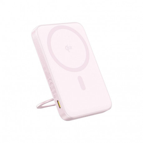Baseus powerbank with stand PicoGo Qi2 5000mAh 20W (pink)