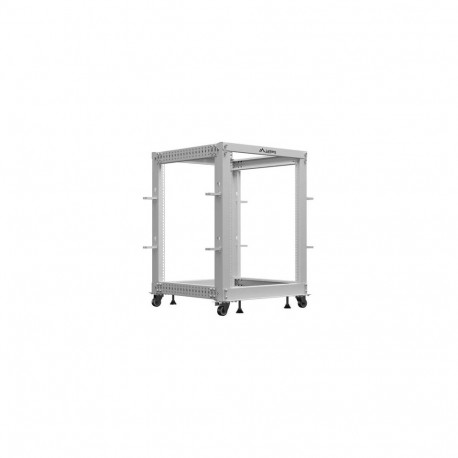 OPEN RACK 19" 15U 600X600-1100 ADJUSTABLE GREY LANBERG
