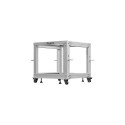 OPEN RACK 19" 9U 600X600-1100 ADJUSTABLE GREY LANBERG
