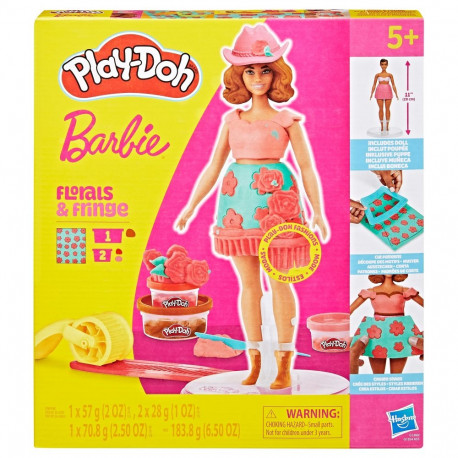 PLAY-DOH BARBIE playset Florals And Fringe