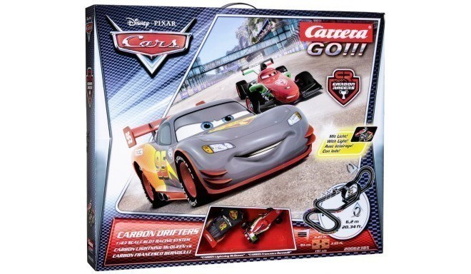 Carrera GO!!! race track Carbon Drifters (62385)