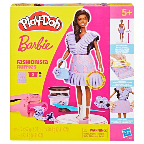 PLAY-DOH BARBIE playset Fashionista Ruffles