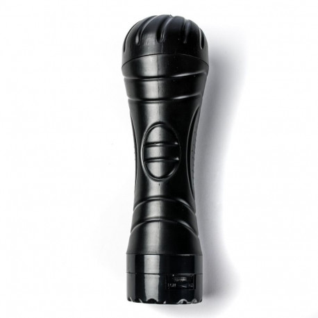 Masturbaator vibratsiooniga vagiina kübernahast patareitoitega, must